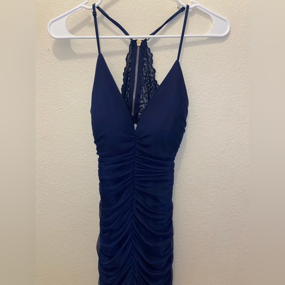 Honey and Rosie small royal blue